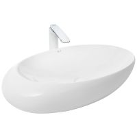 Раковина-чаша WeltWasser Elbach 1094 69 10000004596 Белый глянец — фото 1, Раковины накладные