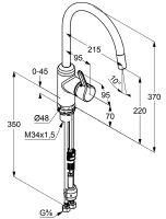 Смеситель для кухни Kludi Bingo Star 428510578 Хром — фото 5, Смесители