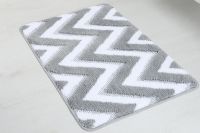 Коврик для ванной комнаты Fixsen River 800х500 FX-5004K Серый — фото 3, Аксессуары для туалета