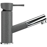 Смеситель для кухни Ulgran Classic U-009-309 Темно-серый — фото 1, Смесители