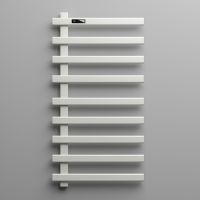 Электрический полотенцесушитель Black&White N-355W 48x92 355WI Белый матовый — фото 5, Электрические полотенцесушители