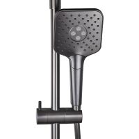 Товар: Душевая система Kaiser Serio 05382-15 с термостатом Вороненая сталь - фото 4 Душевая система Kaiser Serio 05382-15 с термостатом Вороненая сталь — фото 4, Душевое оборудование. Душевая программа