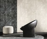 Обои Zambaiti Parati Trussardi VII 18939 Винил на флизелине (0,7*10,05) Бежевый, Абстракция/Штукатурка — фото 3, Обои для стен