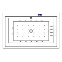 Товар: Акриловая ванна Excellent Crown Lux 190x120 WAEX.CRO19.NANO.CR с гидромассажем - фото 8 Акриловая ванна Excellent Crown Lux 190x120 WAEX.CRO19.NANO.CR с гидромассажем — фото 8, Ванны