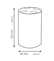 Стакан для зубных щеток Ridder Disco 2103203 Синий — фото 2, Мыльницы