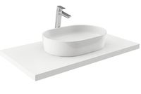 Раковина-чаша Ravak Moon 2 56 XJN01300002 Белая — фото 2, Раковины накладные