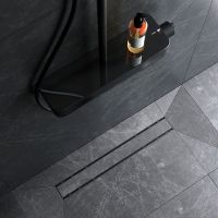 Душевой лоток AM.PM PrimeFlow 60 W02SC-U11-060-04BM с Черной матовой решеткой / под плитку Tile — фото 17, Душевые лотки