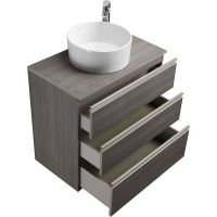 Товар: Тумба под раковину Roca The Gap 80 A857406402 подвесная Городской дуб - фото 8 Тумба под раковину Roca The Gap 80 A857406402 подвесная Городской дуб — фото 8, Мебель для ванной