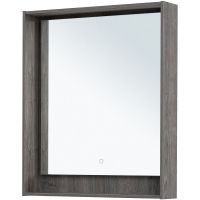 Товар: Зеркало Aquanet Милан 70 336394 с подсветкой Дуб рошелье с сенсорным выключателем - фото 2 Зеркало Aquanet Милан 70 336394 с подсветкой Дуб рошелье с сенсорным выключателем — фото 2, Зеркала в ванную комнату