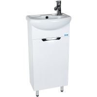 Тумба под раковину VIANT Барселона 40 VBAR40AZ-T1ST Белая — фото 1, Тумбы под раковину