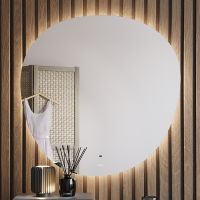 Зеркало Bond Circle 80x80 с подсветкой с бесконтактным выключателем арт-M37ZE-8080 — фото 4, Зеркала в ванную комнату