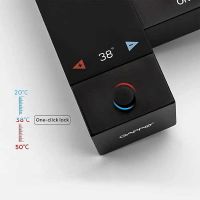 Гигиенический душ со смесителем Gappo G7207-60 с термостатом Черный матовый — фото 4, Душевое оборудование. Душевая программа