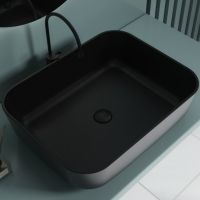 Раковина-чаша Esbano Astanes-N 50 ESRNASTANMB Черная матовая — фото 1, Раковины