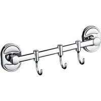 Вешалка для полотенец Ростовская Мануфактура Сантехники A5023 Хром — фото 1, Крючки для полотенец