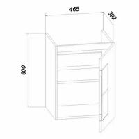 Товар: Тумба под раковину Бриклаер Форест 50 4627125414640 подвесная Дуб золотой Антрацит - фото 8 Тумба под раковину Бриклаер Форест 50 4627125414640 подвесная Дуб золотой Антрацит — фото 8, Мебель для ванной