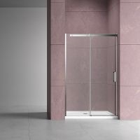 Душевая дверь Vincea Dice 160 VDS-4D160CL профиль Хром стекло прозрачное — фото 2, Раздвижные душевые двери