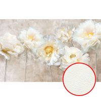 Фреска Ortograf Цветы 21132 Фактура флок FLK Флизелин (4,35*2,7) Бежевый/Белый, Цветы/Живопись — фото 1, Фрески