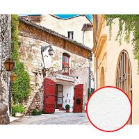 Фреска Ortograf Городской пейзаж 5009 Фактура бархат FX Флизелин (3,4*2,7) Бежевый, Город — фото 1, Фрески