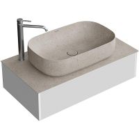 Тумба под раковину Kerama Marazzi Magica 90 MA.90.1\MGR.M подвесная Утренний серый матовый арт-MA.90.1\MGR.M — фото 4, Тумбы под раковину