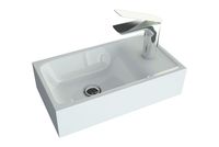 Товар: Раковина Art&Max AM-LAV-400-MR-MINI Белая - фото 2 Раковина Art&Max AM-LAV-400-MR-MINI Белая — фото 2, Раковины