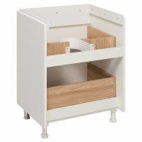 Тумба под раковину Runo Афина 60 00-00001169 Белая — фото 2, Тумбы под раковину