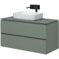 Товар: Тумба под раковину Allen Brau Infinity 100 1.21003.CGM подвесная Олива матовая - фото 5 Тумба под раковину Allen Brau Infinity 100 1.21003.CGM подвесная Олива матовая — фото 5, Тумбы под раковину