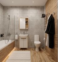 Товар: Зеркальный шкаф DIWO Углич 50 UGL.Z.50/P/M Светлое дерево - фото 6 Зеркальный шкаф DIWO Углич 50 UGL.Z.50/P/M Светлое дерево — фото 6, Мебель для ванной