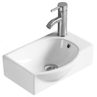 Раковина SantiLine 41 SL-2018L Белая — фото 1, Мини-раковины