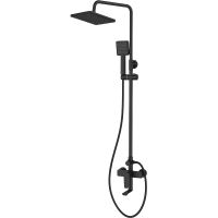 Душевая система Agger Brilliant Черная матовая арт-A0394444 — фото 5, Душевые стойки