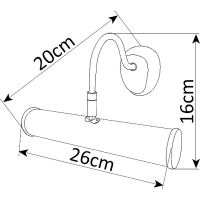 Подсветка для картин Artelamp Picture lights basic A5023AP-1AB Античная бронза — фото 3, Подсветки