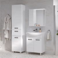 Тумба под раковину Volna Joli 70.2D tnJOLI70.2D-01 Белая — фото 8, Тумбы под раковину