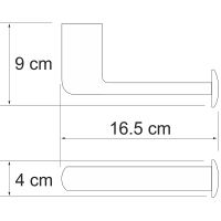 Держатель туалетной бумаги WasserKRAFT Berkel Хром арт-K-6896 — фото 3, Держатели туалетной бумаги