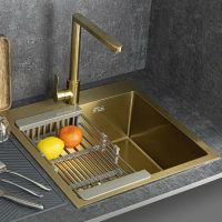Товар: Кухонная мойка Fabia 50х50 50503Z Золото - фото 4 Кухонная мойка Fabia 50х50 50503Z Золото — фото 4, Кухонные мойки