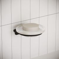 Мыльница Iddis NOABLG0i42 Черная матовая — фото 2, Мыльницы