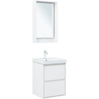 Товар: Тумба под раковину Aquanet Милан 50 336366 подвесная Белый глянец - фото 9 Тумба под раковину Aquanet Милан 50 336366 подвесная Белый глянец — фото 9, Мебель для ванной