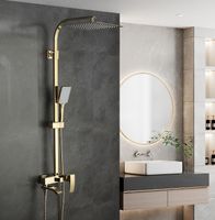 Душевая система Gappo G07-3 Золото арт-G2407-3 — фото 15, Душевые стойки