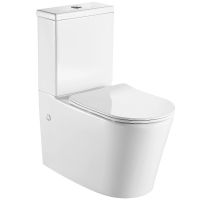 Унитаз компакт Hansmann keramik Round УНИ0006 с бачком и сиденьем Микролифт — фото 1, Унитазы