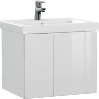 Тумба под раковину Cersanit Colour 50 64257 подвесная Белая — фото 1, Тумбы под раковину