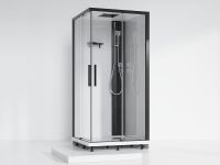 Душевая кабина Esbano Muse 100x80 R ESKM108CKRR без гидромассажа — фото 3, Душевые кабины