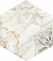 Керамогранит Marazzi Ragno Bistrot Decoro Calacatta Michelangelo R4YQ 18,2х21 см — фото 1, Керамогранит