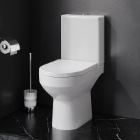 Товар: Унитаз компакт AM.PM Spirit V2.0 FlashClean CK70C1804W с гигиеническим душем и ершиком с бачком и сиденьем Микролифт - фото 16 Унитаз компакт AM.PM Spirit V2.0 FlashClean CK70C1804W с гигиеническим душем и ершиком с бачком и сиденьем Микролифт — фото 16, Напольные унитазы