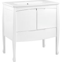 Тумба под раковину Veedi Lord 80 LRD800T-DR Белая — фото 1, Тумбы под раковину