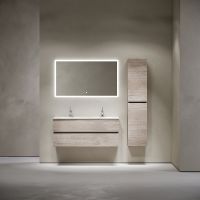 Тумба под раковину Sancos Urban 120 UR120-2EG подвесная Дуб Галифакс натуральный — фото 8, Тумбы под раковину