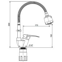 Товар: Смеситель для кухни Splenka S202.47.05 Сатин - фото 13 Смеситель для кухни Splenka S202.47.05 Сатин — фото 13, Смесители