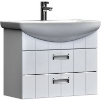 Тумба под раковину Vigo Diana 70 tp.DIA.BAL.70.2Y подвесная Белая — фото 1, Тумбы под раковину