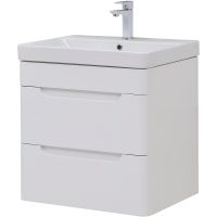 Тумба под раковину Aquanet София 60 288905 подвесная Белый глянец — фото 3, Мебель для ванной