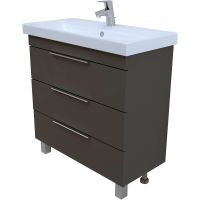 Тумба под раковину 1MarKa Gaula 60Н У92545 Графит матовый — фото 1, Тумбы под раковину