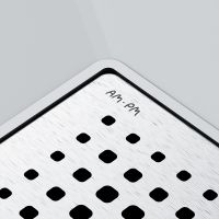 Душевой трап AM.PM MasterFlow 10 W01BD-P11-010-01SB с решеткой Хром матовый Cut Gradient — фото 12, Трапы для душа