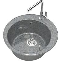 Кухонная мойка Bergg Z30 B030Q008 Темно-серая — фото 2, Кухонные мойки