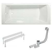 Акриловая ванна Ravak Domino Set Plus 170х75 70508024 без гидромассажа — фото 2, Акриловые ванны